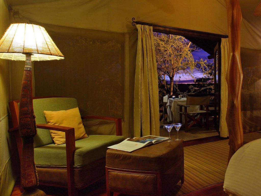 Sarova Mara Game Camp Villa Sekenani Oda fotoğraf